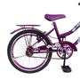 Imagem de Bicicleta Infantil Aro 20 Menina Freio V Brake Aro Aero Lubrificada E Revisada Com Cestinha
