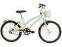Imagem de Bicicleta Infantil Aro 20" Verden Breeze Menta e Bege com Cestinha Freio V-Brake