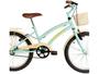 Imagem de Bicicleta Infantil Aro 20" Verden Breeze Menta e Bege com Cestinha Freio V-Brake