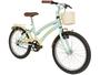 Imagem de Bicicleta Infantil Aro 20" Verden Breeze Menta e Bege com Cestinha Freio V-Brake