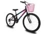 Imagem de Bicicleta Infantil Aro 24 KOG Feminina 18 Marcha e Cestinha