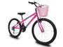 Imagem de Bicicleta Infantil Aro 24 KOG Feminina 18V Cestinha