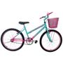 Imagem de Bicicleta Infantil Aro 24 Mtb Cesta Feminina Tifany / Rosa