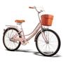 Imagem de Bicicleta Infantil Aro 24 Retrô Com Cestinha Menina