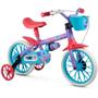 Imagem de Bicicleta Infantil com Rodinha aro 12 Stitch Menina Nathor