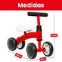 Imagem de Bicicleta Infantil De Equilíbrio Sem Pedal 4 Rodas