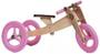 Imagem de Bicicleta Infantil Em Madeira 3 Em 1 Camara Woodbox - Rosa