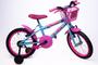 Imagem de Bicicleta Infantil Feminina Aro 16 - Azul - Personagem