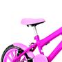 Imagem de Bicicleta Infantil Feminina Aro 16 Nylon + Kit Passeio e Cadeirinha