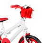 Imagem de Bicicleta Infantil Feminina Aro 16 Nylon + Kit Passeio e Cadeirinha