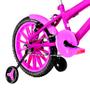 Imagem de Bicicleta Infantil Feminina Aro 16 Nylon + Kit Premium