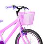 Imagem de Bicicleta Infantil Feminina Aro 20 Aero + Kit Passeio