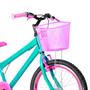 Imagem de Bicicleta Infantil Feminina Aro 20 Aero + Kit Passeio