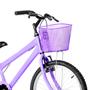 Imagem de Bicicleta Infantil Feminina Aro 20 Alumínio Natural