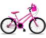 Imagem de Bicicleta infantil Feminina  Aro 20 com Rodinha Bella - Rossi Bike criança de 5 a 8 anos