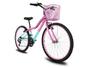 Imagem de Bicicleta Infantil Feminina Aro 24 KOG Alumínio 18V C Cestinha