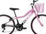 Imagem de Bicicleta Infantil Feminina Aro 24 KOG Alumínio 18V C Cestinha