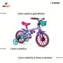 Imagem de Bicicleta infantil Feminina Cecizinha Aro 12 - Caloi