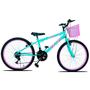 Imagem de Bicicleta Infantil Forss Anny Aro 24 C/cestinha 18 Marchas