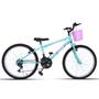 Imagem de Bicicleta Infantil Forss Anny Aro 24 C/cestinha 18 Marchas