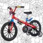 Imagem de  Bicicleta Infantil Homem Aranha Marvel Aro 16 Nathor 