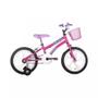 Imagem de Bicicleta Infantil Houston Tina Aro-16 Rosa Com Cesta