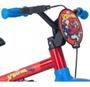 Imagem de Bicicleta infantil infantil Nathor Spider Man Aro 12 Freio Tambor Cor azul/vermelho Com Rodas De Treinamento