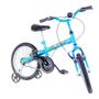 Imagem de Bicicleta Infantil Kids Azul Acgua Aro 16 com rodinha