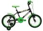 Imagem de Bicicleta Infantil Masculina Aro 16 - Verde e Preto - Cairu