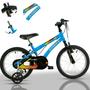 Imagem de Bicicleta Infantil Masculina Baby Boy Aro 16 Athor Rodinhas