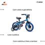 Imagem de Bicicleta infantil Masculina Veloz Selim PU Aro 12 - NATHOR