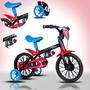 Imagem de Bicicleta infantil masculino Mechanic Aro 12 NATHOR rodinhas