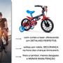 Imagem de Bicicleta infantil masculino Mechanic Aro 12 NATHOR rodinhas