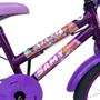 Imagem de Bicicleta Infantil Menina Aro 16 Com Rodinhas Cestinha Super Resistente