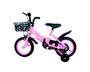 Imagem de Bicicleta Infantil Menina Aro 16 Rosa Com Rodinhas Até 60Kg