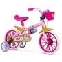 Imagem de Bicicleta Infantil Menina Nathor Aro 12 Princesas Com Rodinhas
