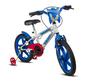 Imagem de Bicicleta Infantil Menino Aro 16 Sonic Branca E Azul