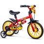 Imagem de Bicicleta Infantil Mickey Aro 12 com rodinhas Nathor de 3 a 5 anos