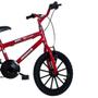 Imagem de Bicicleta Infantil Monark BMX Aro 16 Vermelho/Preto