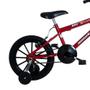 Imagem de Bicicleta Infantil Monark BMX Aro 16 Vermelho/Preto