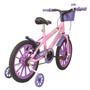 Imagem de Bicicleta Infantil Mormaii Aro 16 PP Sweet Girl C23 C/ Cesta - Rosa