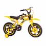 Imagem de Bicicleta Infantil Moto Cross Aro 16 Amarela 1173 - Unitoys