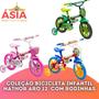 Imagem de Bicicleta Infantil Nathor 3 a 6 anos FIRE MAN Aro 12 Com Rodinhas