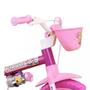 Imagem de Bicicleta Infantil Nathor Aro 12 Flower Rosa - 100010160038