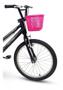 Imagem de Bicicleta Infantil Nathor Aro 20 Grace Preta Menina Bike