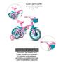 Imagem de Bicicleta Infantil Nathor Charm Aro 12 Freio Tambor Cor Rosa Com Rodinhas De Treinamento