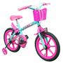 Imagem de Bicicleta Infantil Pinky Aro 16 Rodinhas Laterais Track e Bike