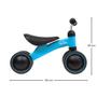 Imagem de Bicicleta Infantil Sem Pedal Equilíbrio Balance 4 Rodas Buba Cor Azul