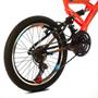 Imagem de Bicicleta Infantil Tridal Full Suspensão aro 20 36 Raios Freios V-brake - Preto