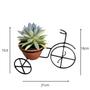 Imagem de Bicicleta Jardim Suporte Para Vaso De Flor Planta Decoração Preto